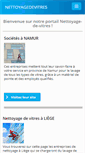 Mobile Screenshot of nettoyagedevitres.be